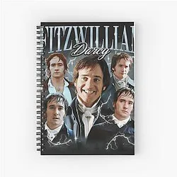 Fitzwilliam Darcy Pride and Prejudice Spiral Notebook