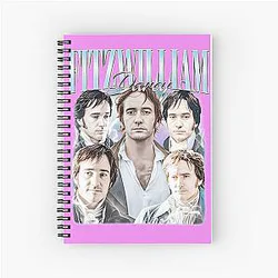 Fitzwilliam Darcy Collage Portrait Limited Edition Notebook