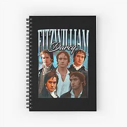 90s Fitzwilliam Darcy Spiral Notebook