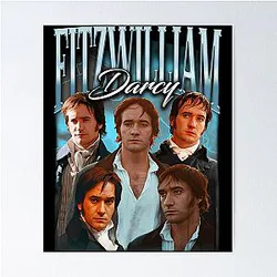 90s Fitzwilliam Darcy Poster