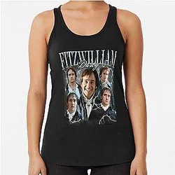 Fitzwilliam Darcy Pride and Prejudice Retro Racerback Tank Top