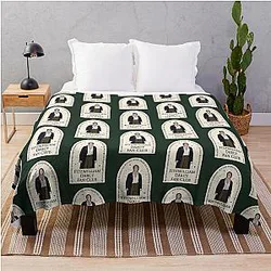 Fitzwilliam Darcy Fan Club - Pride and Prejudice - Jane Austen Throw Blanket