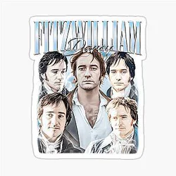 Fitzwilliam Darcy Portrait - Limited Edition Sticker