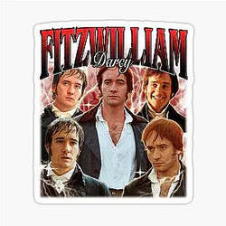 Fitzwilliam Darcy Style Sticker