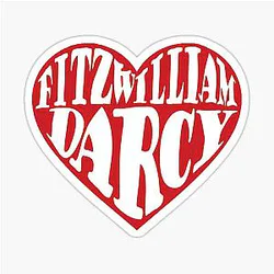 I Heart Fitzwilliam Darcy Sticker
