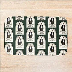 Fitzwilliam Darcy and Jane Austen Bath Mat