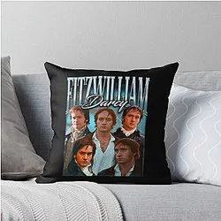 Fitzwilliam Darcy Pride Prejudice Throw Pillow