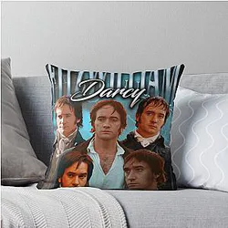 Fitzwilliam Darcy Pride Prejudice Throw Pillow
