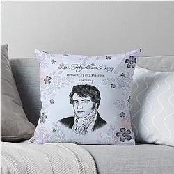 Mrs. Fitzwilliam Darcy Throw Pillow
