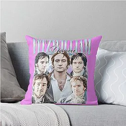 Fitzwilliam Darcy Portrait - Limited Edition Throw Pillow