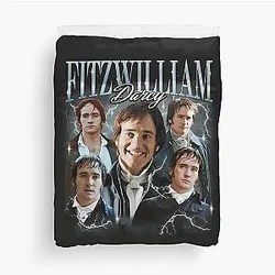 Fitzwilliam Darcy Pride Prejudice Retro Movies Duvet Cover