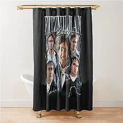 Fitzwilliam Darcy Pride and Prejudice Retro Shower Curtain