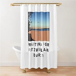 Waiting for Fitzwilliam Darcy Shower Curtain