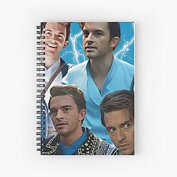 Fiyero Jonathan Bailey Retro Spiral Notebook