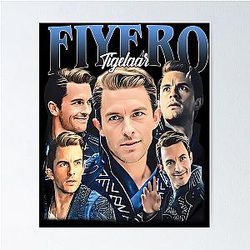 Retro Fiyero Tigelaar Bootleg 90s Style Poster
