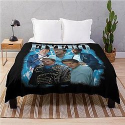 Fiyero Jonathan Bailey Retro Throw Blanket