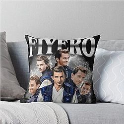 Vintage Jonathan Bailey Fiyero Tigelaar Throw Pillow
