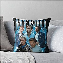 Fiyero Tigelaar Jonathan Bailey Retro Throw Pillow