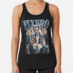 Vintage Fiyero Tigelaar Bootleg Racerback Tank Top