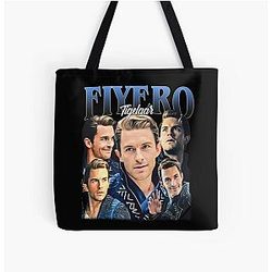 Retro 90s Style All Over Print Tote Bag