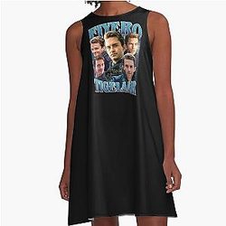 Jonathan Bailey Fiyero Tigelaar A-Line Dress