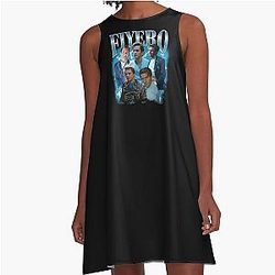 Fiyero Jonathan Bailey Retro A-Line Dress