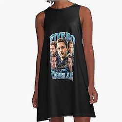 Jonathan Bailey Fiyero Tigelaar in A-Line Dress