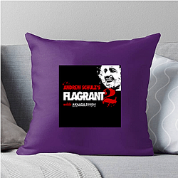 The Flagrant is a comedy podcast The Flagrant Pillows Cover