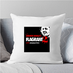 The Flagrant is a comedy podcast The Flagrant Pillows Cover