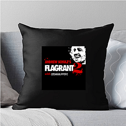 The Flagrant is a comedy podcast The Flagrant Pillows Cover