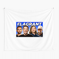 Flagrant Podcast Merch Flagrant Podcast Tapestries
