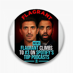 Flagrant Podcast Signature Flagrant Podcast Pins