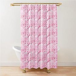 Pink Flamingo Shower Curtain