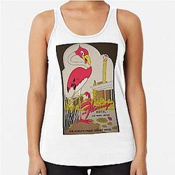 Flamingo Hotel Las Vegas Racerback Tank Top