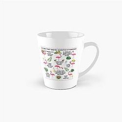Eight Signs That You Are Secretly a Flamingo Lady Funny Novelty Gifts For Women Tall Mug