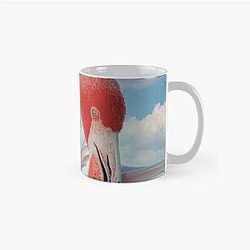 Flamingo preens his feather Classic Mug