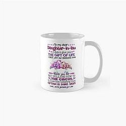 To My Daughter-in-law Flamingo Circus Classic Mug
