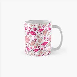 Cute Pink Flamingo Summer Flamingos Classic Mug