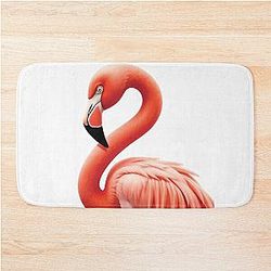 Flamingo Bird Bathroom Mat