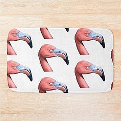 Flamingo Bird Art Bath Mat