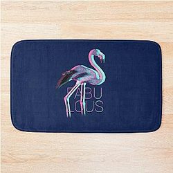 Fabulous Flamingo Bath Mat