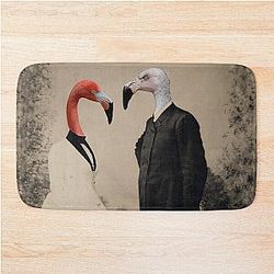 Flamingo Love Bath Mat
