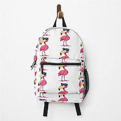Backpack Bird Cartoon Flamingo