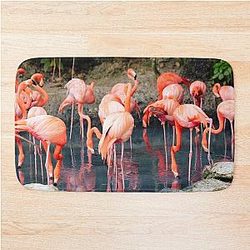 Beautiful Flamingo Bath Mat