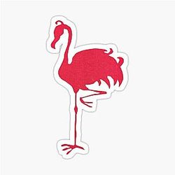 Pink Flamingo Sticker
