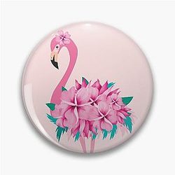 Pink Flamingo Pin