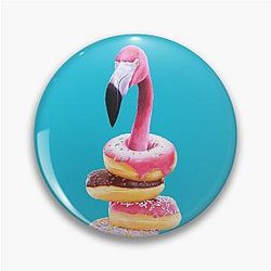 A Flamingo Pin