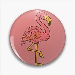 Pink Flamingo Pin
