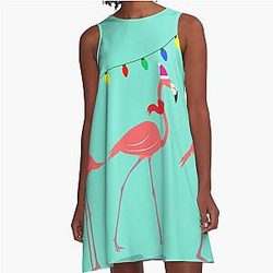 Flamingo Christmas Island Dress