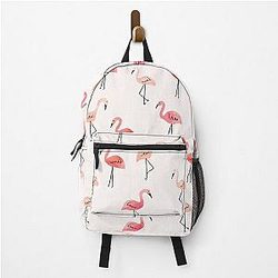 Watercolor Flamingo Backpack